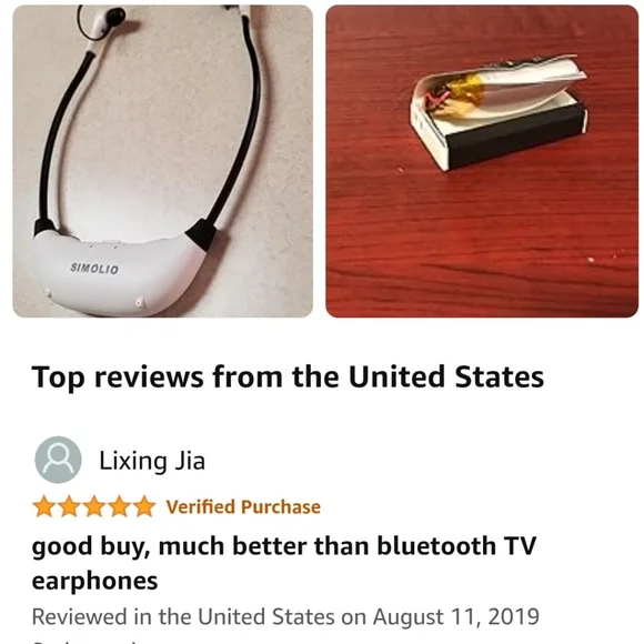 New Simolio Wireless Headphones for TV